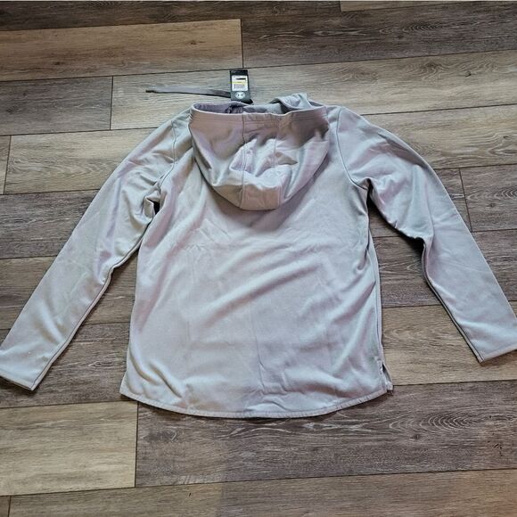 Under Armour nwt hoodie sweatshirt size med gray and white - Picture 10 of 12